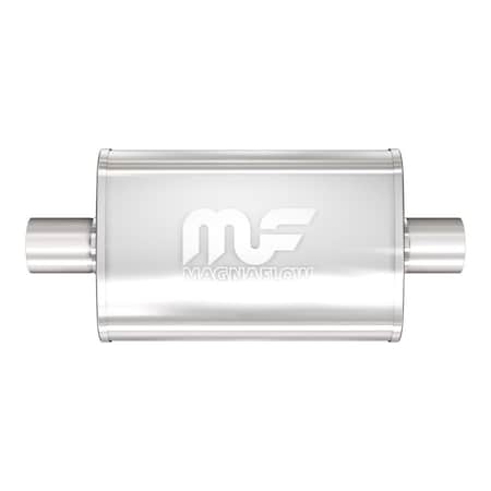 Powerhouse 14 x 2.25 in. Center by Center Stainless Steel Muffler PO3649464